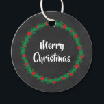 Merry Christmas Tag, Holiday Tag, Chalkboard Favour Tags<br><div class="desc">These are the perfect little gift tags. You can customize front and back text.</div>