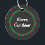 Merry Christmas Tag, Holiday Tag, Chalkboard Favour Tags<br><div class="desc">These are the perfect little gift tags. You can customize front and back text.</div>