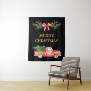 MERRY CHRISTMAS TAPESTRY