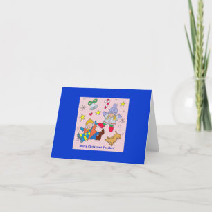 Merry Christmas Teacher Holiday Card