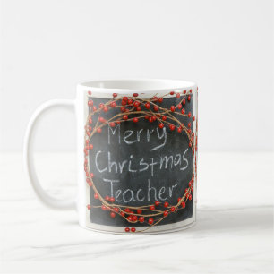 **MERRY CHRISTMAS TEACHER MUG** COFFEE MUG