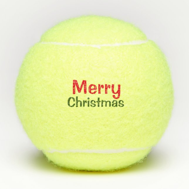 Merry Christmas Tennis ball (Front)