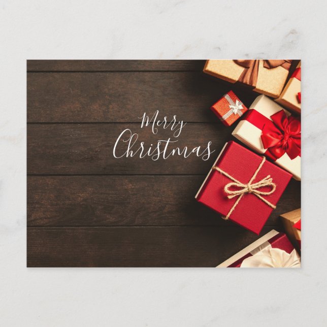 Merry Christmas Thank you Business Brand Cards (Front)