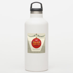 Merry Christmas & Thank You Holiday Sticker