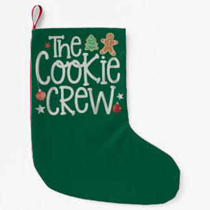 Merry Christmas The Cookie Crew Xmas Matching Small Christmas Stocking