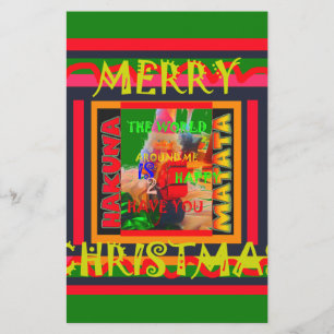 Merry Christmas The world around me is happy to ha Stationery