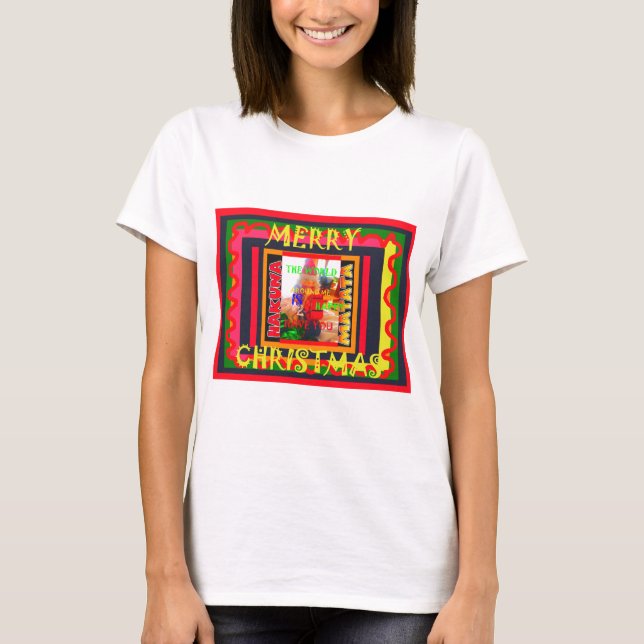Merry Christmas The world around me is happy to ha T-Shirt (Front)