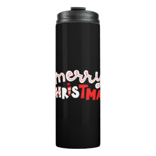 Merry Christmas Thermal Tumbler