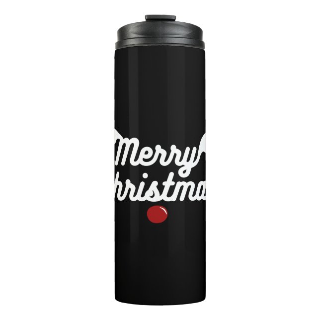 Merry Christmas Thermal Tumbler (Front)
