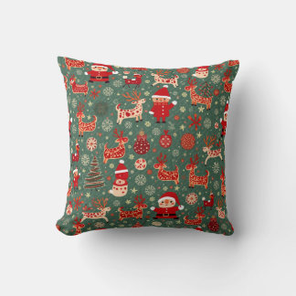 Merry Christmas Throw Pillow