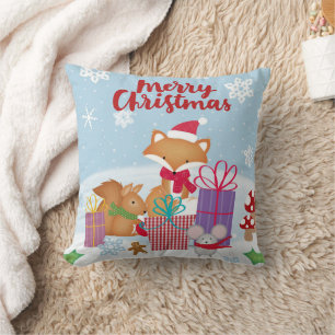 Merry Christmas Throw Pillow