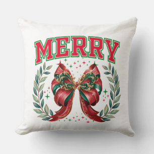 Merry Christmas Throw Pillow