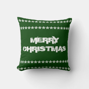 Merry Christmas Throw Pillow