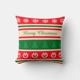 Merry Christmas Throw Pillow