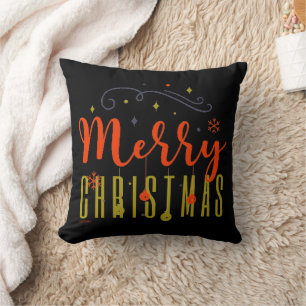 MERRY CHRISTMAS                                    THROW PILLOW