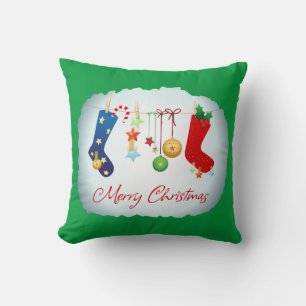 Merry Christmas Throw Pillow