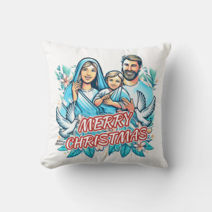 Merry Christmas Throw Pillow