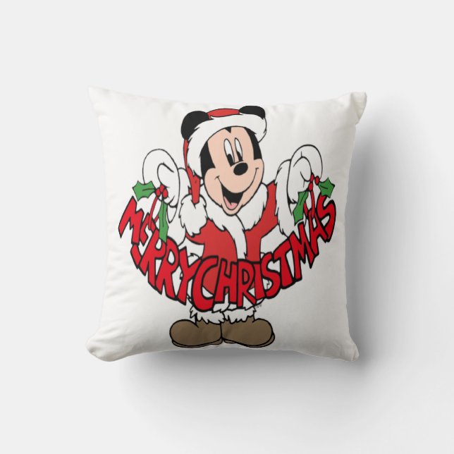 Merry Christmas  Throw Pillow (Front)