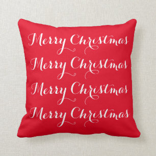 "Merry Christmas" Throw Pillow