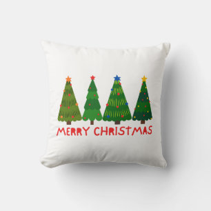 Merry Christmas Throw Pillow
