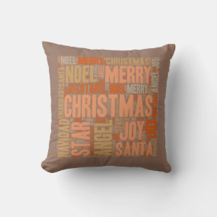 Merry Christmas Throw Pillow