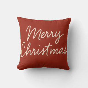 Merry Christmas Throw Pillow