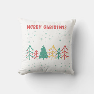 merry christmas throw pillow