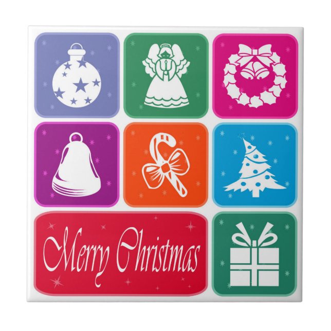 Merry Christmas Tile (Front)