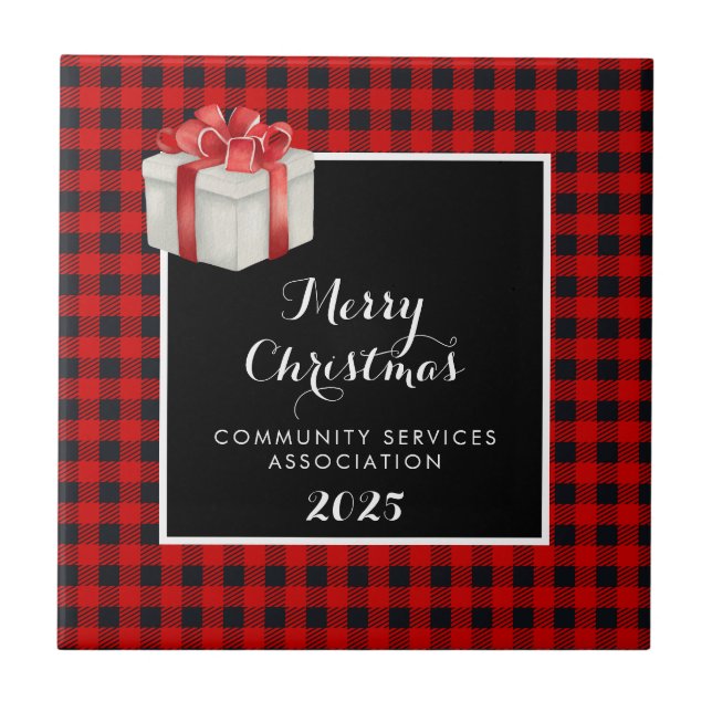 Merry Christmas  Tile (Front)