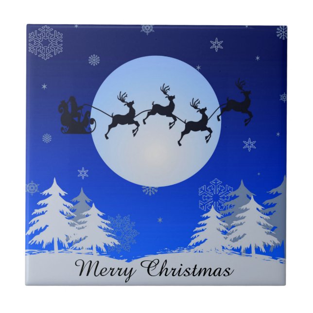 Merry Christmas Tile (Front)