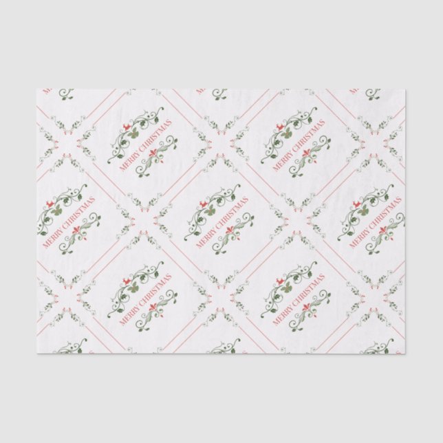 MERRY CHRISTMAS TISSUE PAPER (Front)