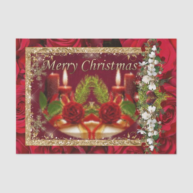 Merry Christmas Tissue Paper (Front)