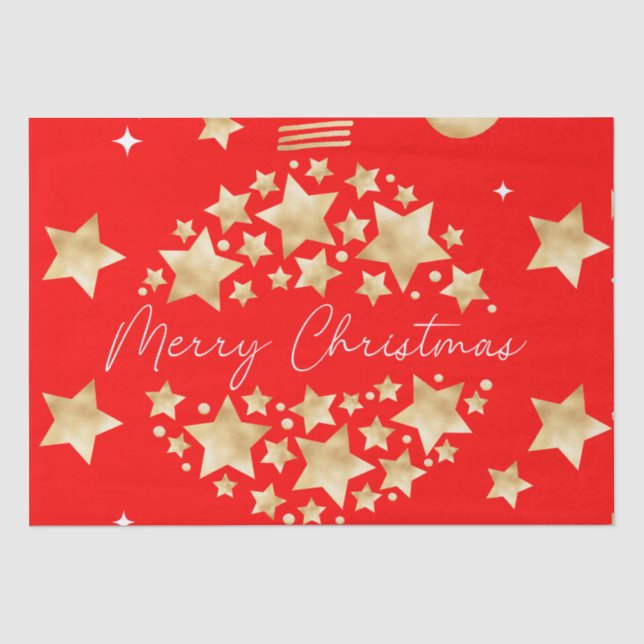 Merry Christmas Tissue paper fancy paper (Front)