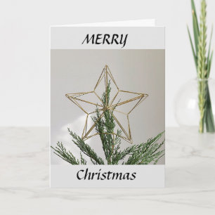 MERRY "CHRISTMAS" TO A "SHINING STAR" CARD