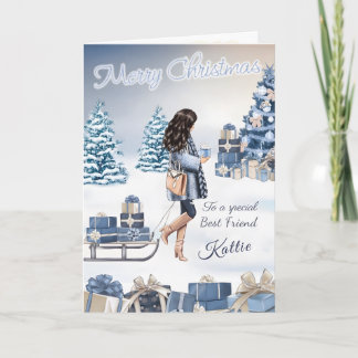 Merry Christmas to a Very Special Friend Christmas Card