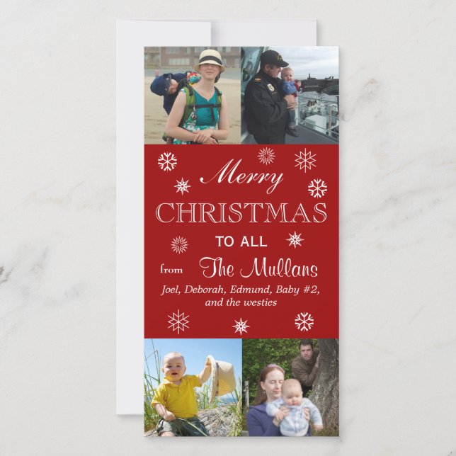 Merry Christmas to all Holiday Card (Front)