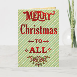 Merry Christmas to All Holiday Card