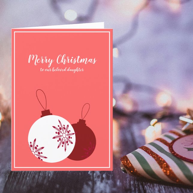 Merry Christmas To Daughter | Simple Graphics Card (Creator Uploaded)