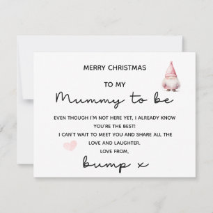 MERRY CHRISTMAS TO MUMMY TO BE FROM BUMP CARD