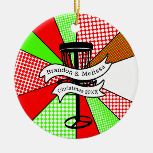 Merry Christmas to my Favorite Disc Golfer Ceramic Ornament