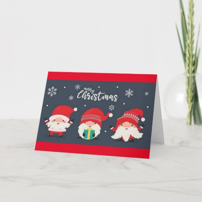 MERRY CHRISTMAS TO "MY FRIEND & FAMILY" CARD (Front)