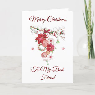 MERRY CHRISTMAS TO **MY FRIEND** HOLIDAY CARD