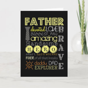 **MERRY CHRISTMAS** TO MY LOVING "DAD" CARD