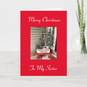 **MERRY CHRISTMAS** TO MY SPECIAL **SISTER** CARD
