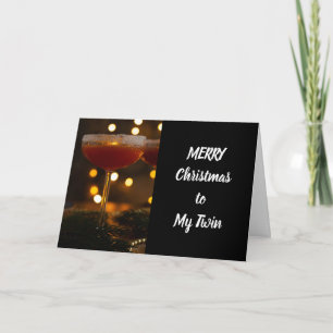 **MERRY CHRISTMAS TO MY TWIN** CARD