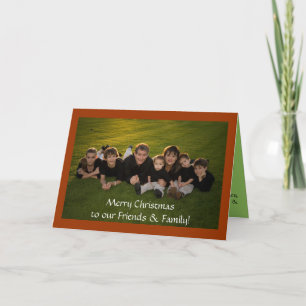 Merry Christmas to our Friends & Family Holiday Card