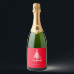 Merry Christmas  to personalize Sparkling Wine Label<br><div class="desc">Merry Christmas Food and Beverage Label Set,  Ideal for retail businesses and corporate gifts. you can also use this design for your shop products or your e-commerce bottles</div>
