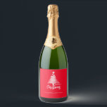 Merry Christmas  to personalize Sparkling Wine Label<br><div class="desc">Merry Christmas Food and Beverage Label Set,  Ideal for retail businesses and corporate gifts. you can also use this design for your shop products or your e-commerce bottles</div>