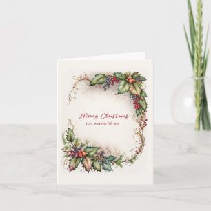 Merry Christmas to Son Card