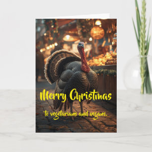 Merry Christmas to vegetarians and vegans. Card